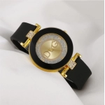 Simple black quartz watch For women Ladies Fashion Casual Silicone Band Wristwatch Relogio Feminino zegarek damski Female Clock
