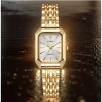 A Classic Fashion Women's Business Quartz Watch. Stainless Steel Strap With Square Dial. For Daily Life
