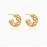 2022 New European and American Hemp Chain Woven Circle Earrings For Women Korean Fashion Jewelry Design Personalized Earrings