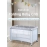 PANGDUBE 125*65cm Baby Crib 0 To 3 Years Old Kids Bed with Wheels Portable Crib for Baby Playpen Multifunctional Safety Fence